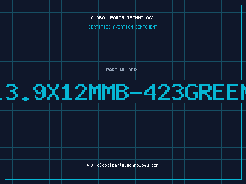 Aviation Part 13.9x12MMB-423GREEN