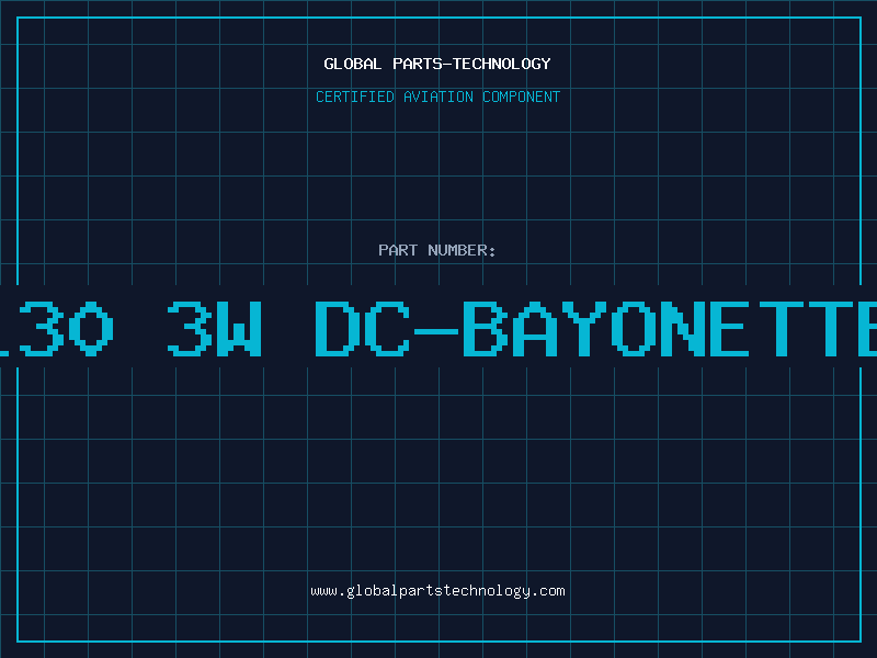 Aviation Part 130 3W DC-Bayonette