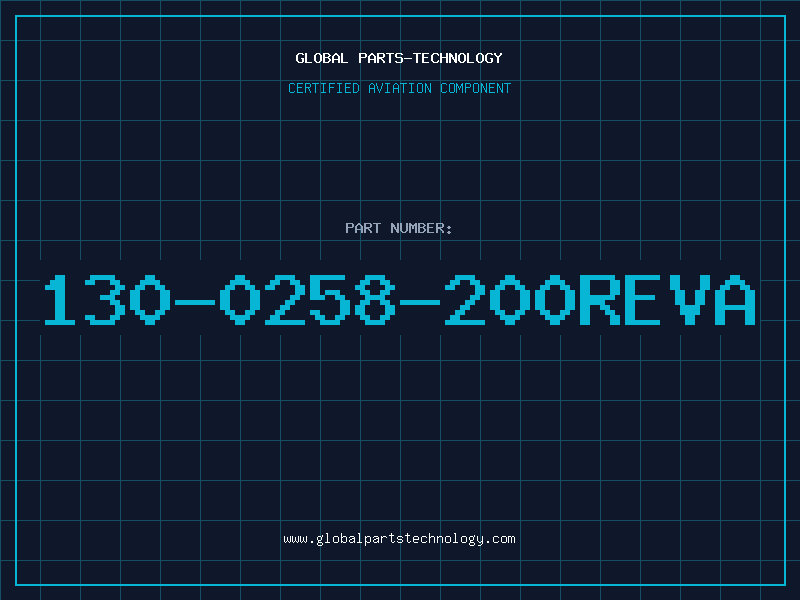 Aviation Part 130-0258-200REVA