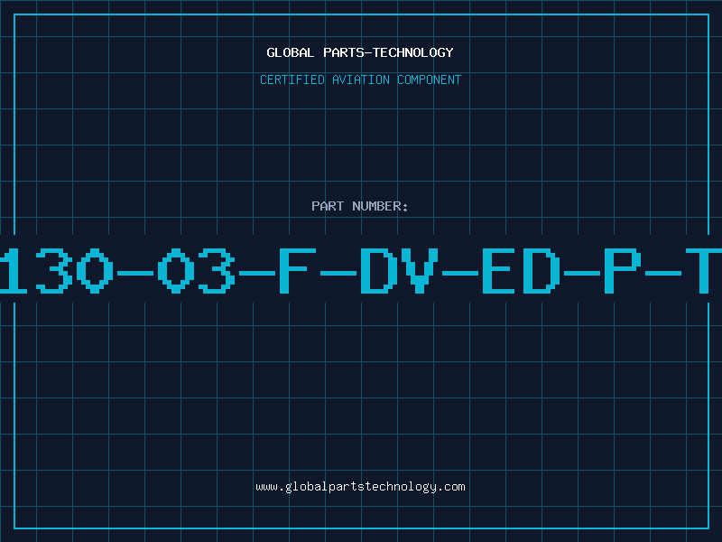 Aviation Part 130-03-F-DV-ED-P-T