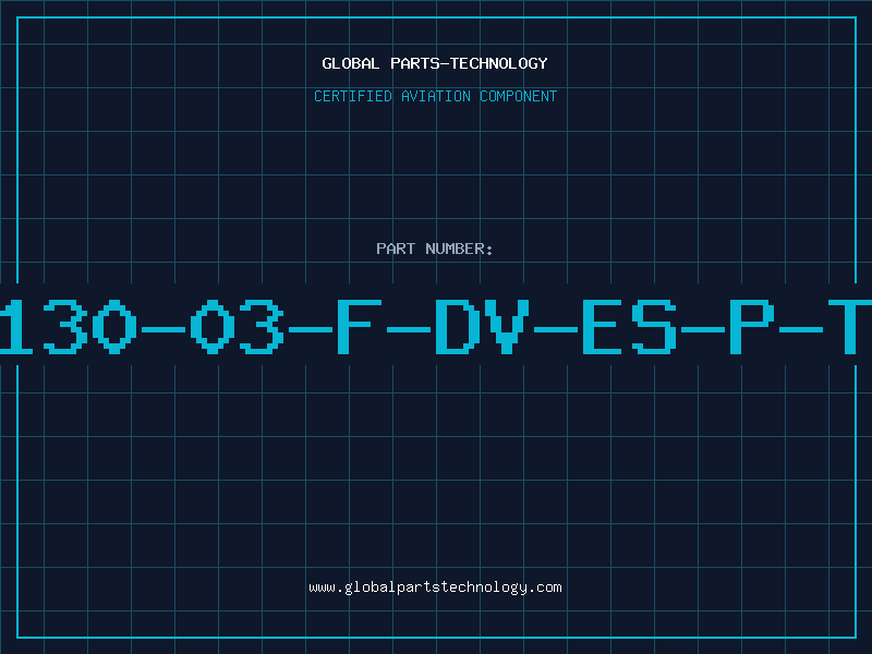 Aviation Part 130-03-F-DV-ES-P-T