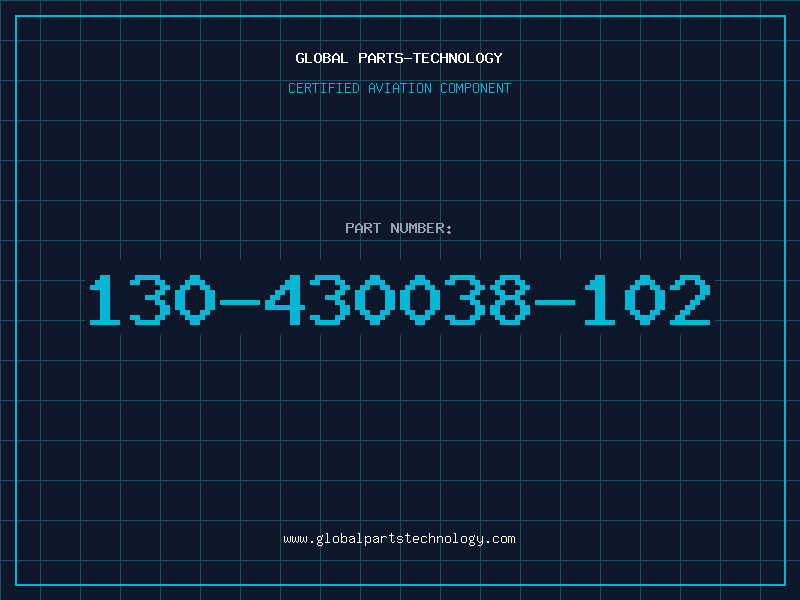 Aviation Part 130-430038-102