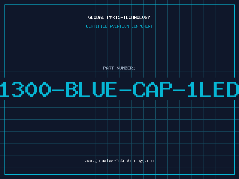 Aviation Part 1300-BLUE-CAP-1LED