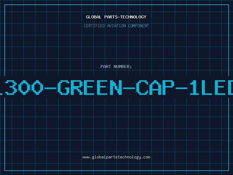 Aviation Part 1300-GREEN-CAP-1LED
