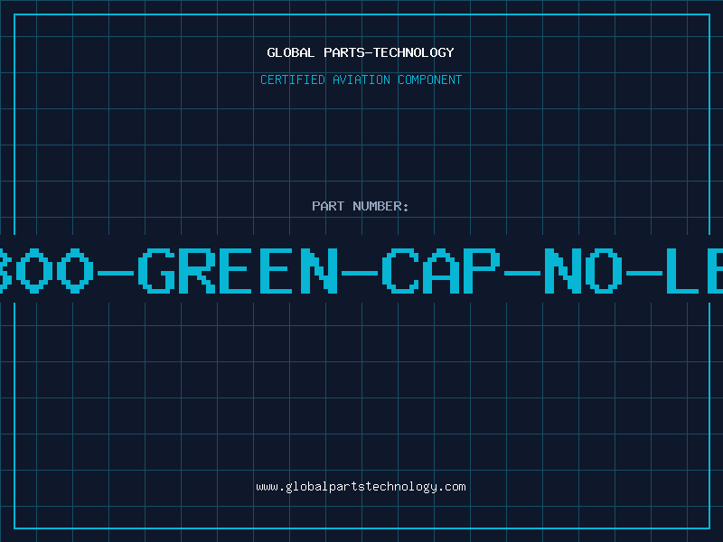 Aviation Part 1300-GREEN-CAP-NO-LED