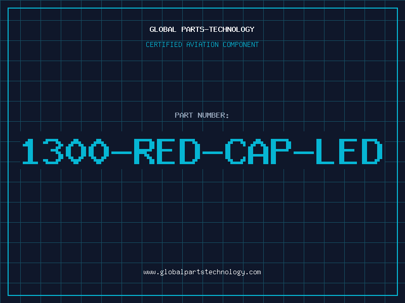 Aviation Part 1300-RED-CAP-LED
