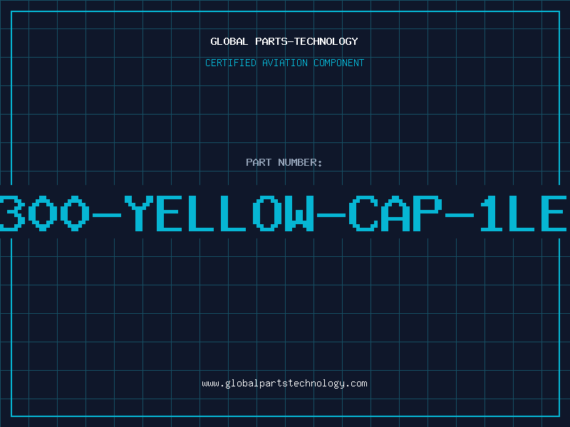 Aviation Part 1300-YELLOW-CAP-1LED