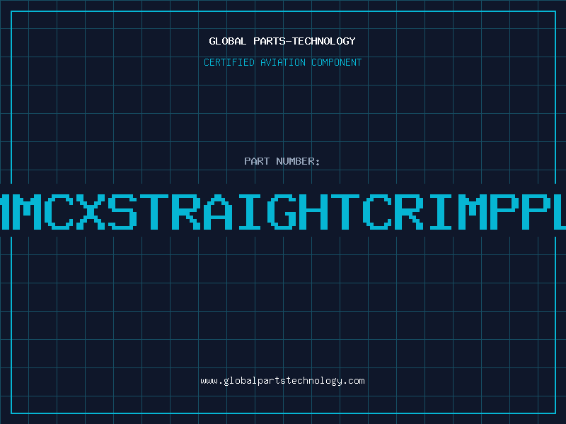 Aviation Part 135-3402-001MMCXSTRAIGHTCRIMPPLURG178/U+196