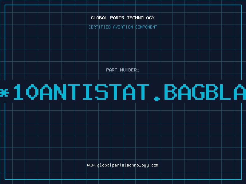 Aviation Part 14*10ANTISTAT.BAGBLACK