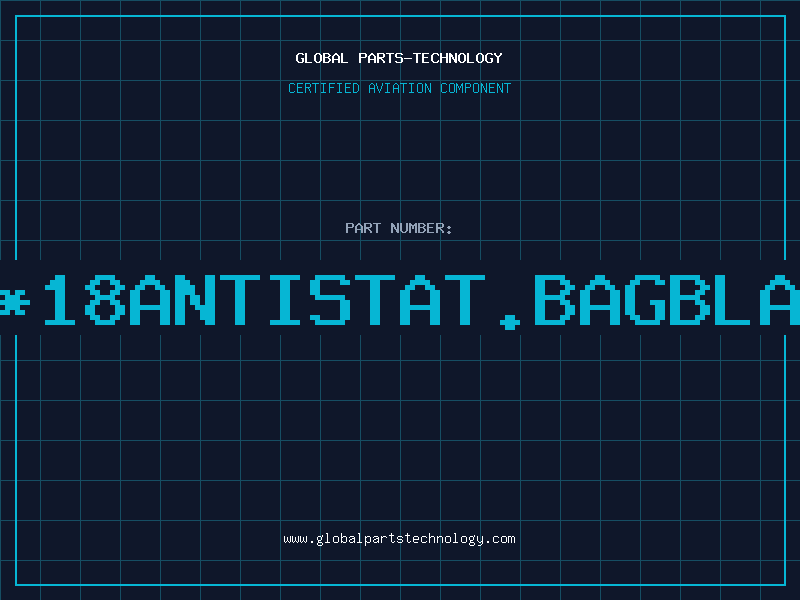 Aviation Part 14*18ANTISTAT.BAGBLACK