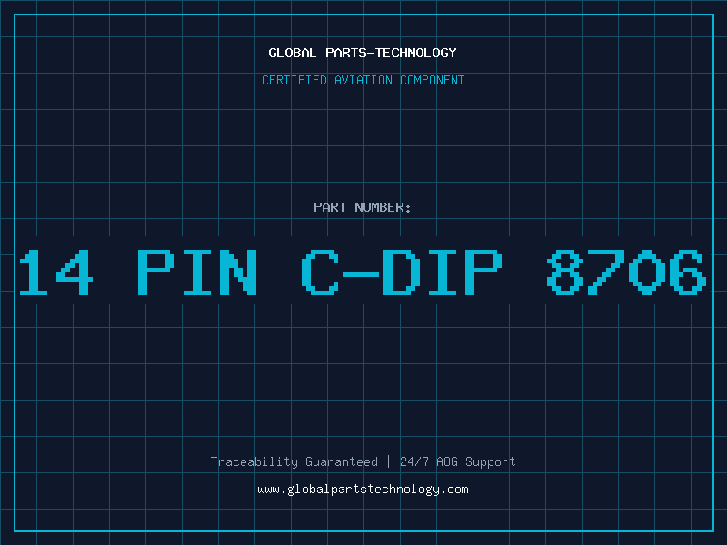 Aviation Part 14 PIN C-DIP 8706
