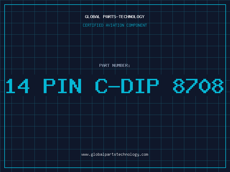 Aviation Part 14 PIN C-DIP 8708