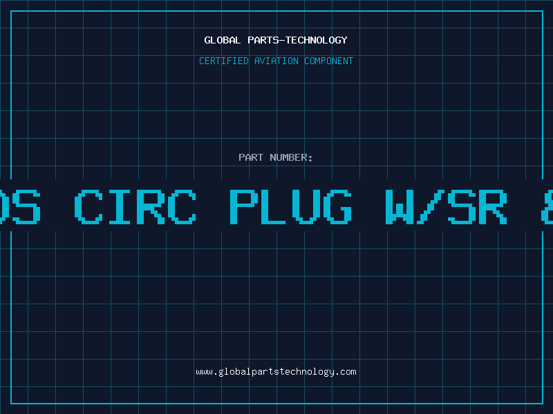 Aviation Part 14 POS CIRC PLUG W/SR &BOOT