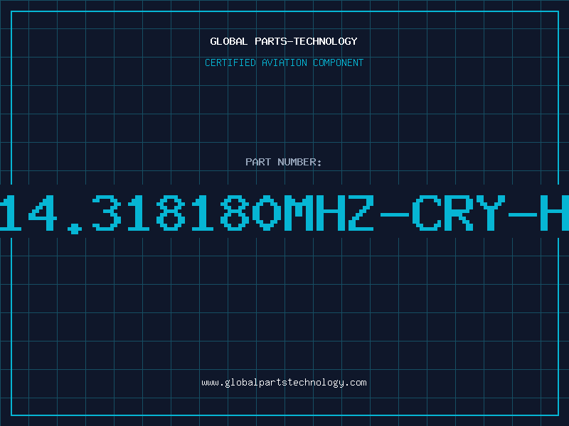 Aviation Part 14.318180MHZ-CRY-H