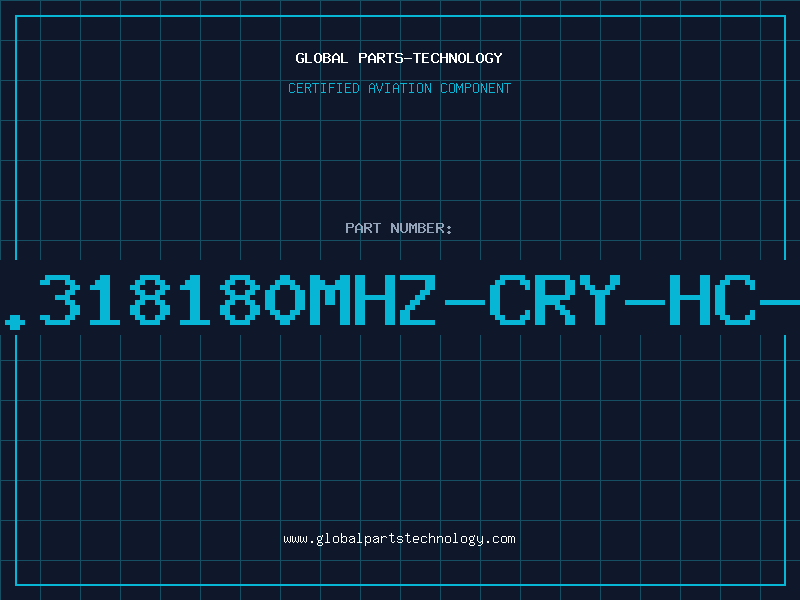 Aviation Part 14.318180MHZ-CRY-HC-49