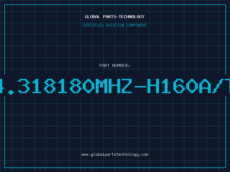 Aviation Part 14.318180MHZ-H160A/TR