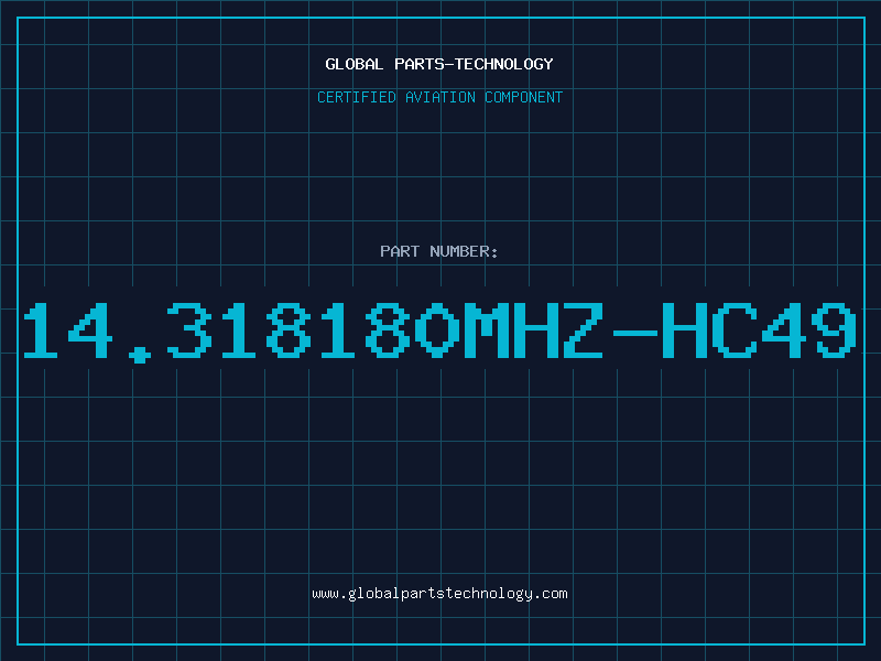 Aviation Part 14.318180MHZ-HC49