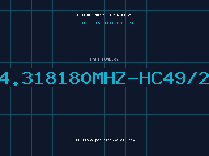 Aviation Part 14.318180MHZ-HC49/20