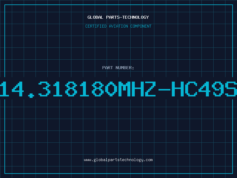 Aviation Part 14.318180MHZ-HC49S