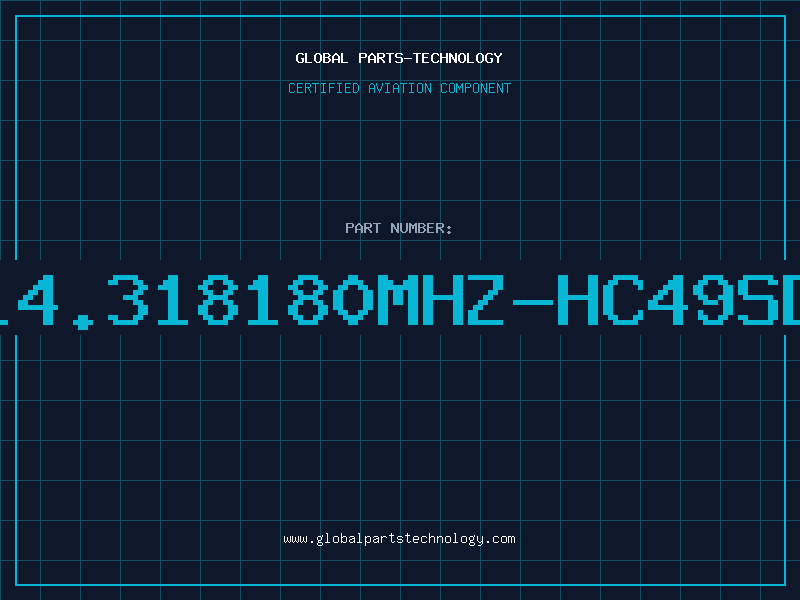 Aviation Part 14.318180MHZ-HC49SD