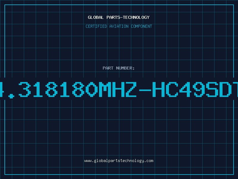 Aviation Part 14.318180MHZ-HC49SDTR