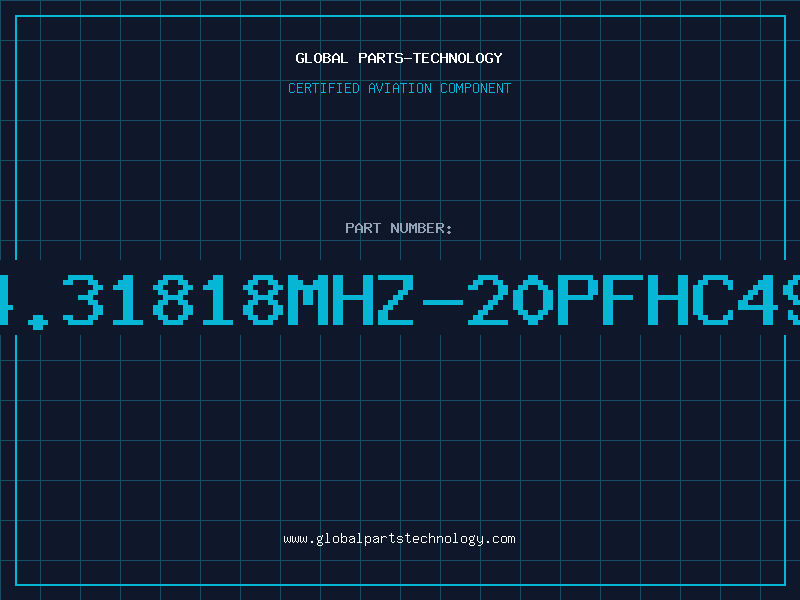 Aviation Part 14.31818MHZ-20PFHC49S