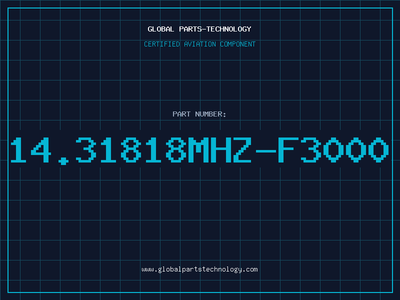 Aviation Part 14.31818MHZ-F3000