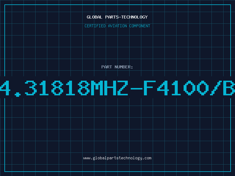 Aviation Part 14.31818MHZ-F4100/BK