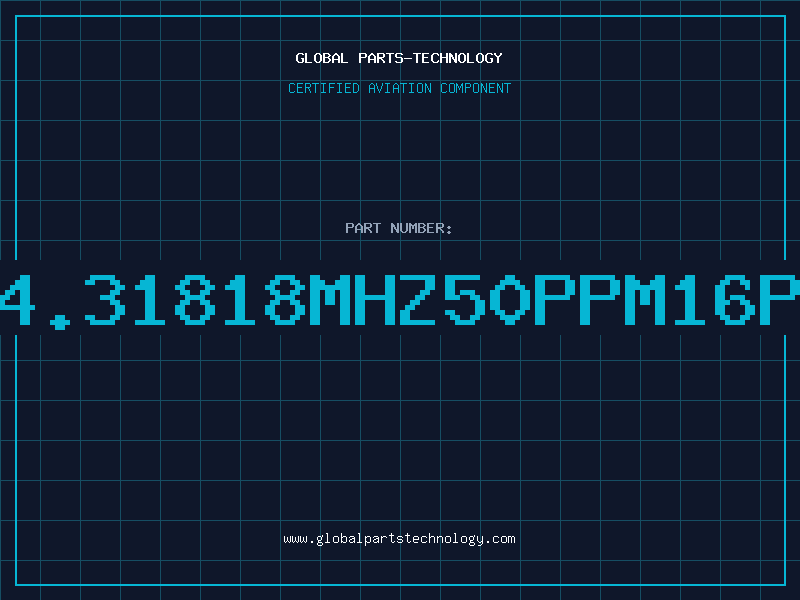 Aviation Part 14.31818MHZ50PPM16PF
