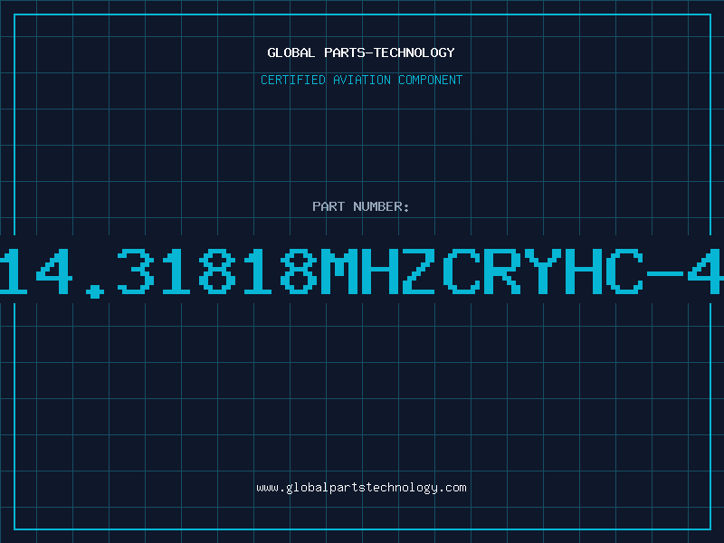 Aviation Part 14.31818MHZCRYHC-4