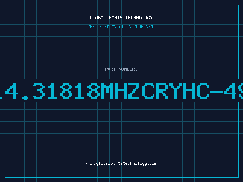 Aviation Part 14.31818MHZCRYHC-49