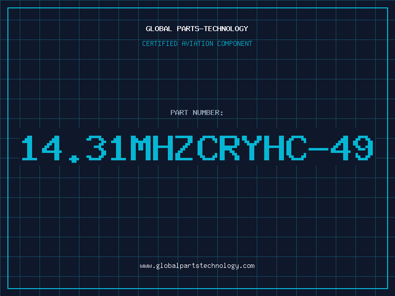 Aviation Part 14.31MHZCRYHC-49