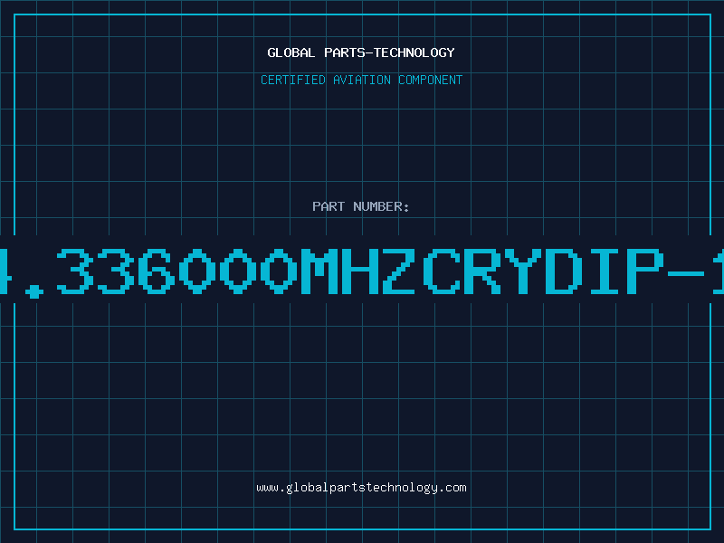 Aviation Part 14.336000MHZCRYDIP-14