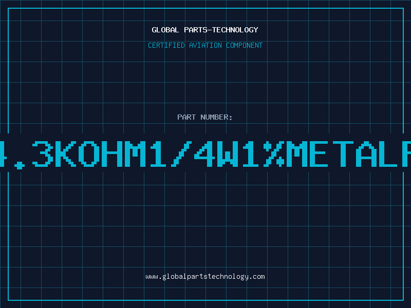 Aviation Part 14.3KOHM1/4W1%METALFI