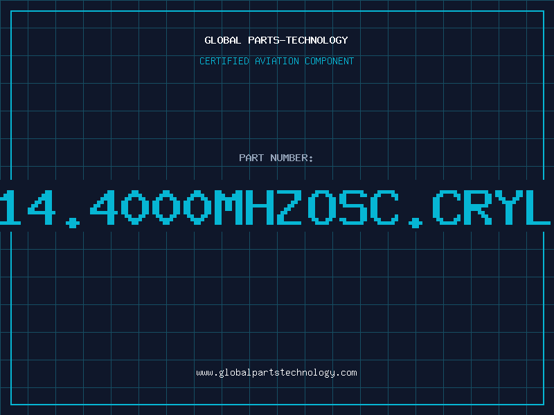 Aviation Part 14.4000MHZOSC.CRYL