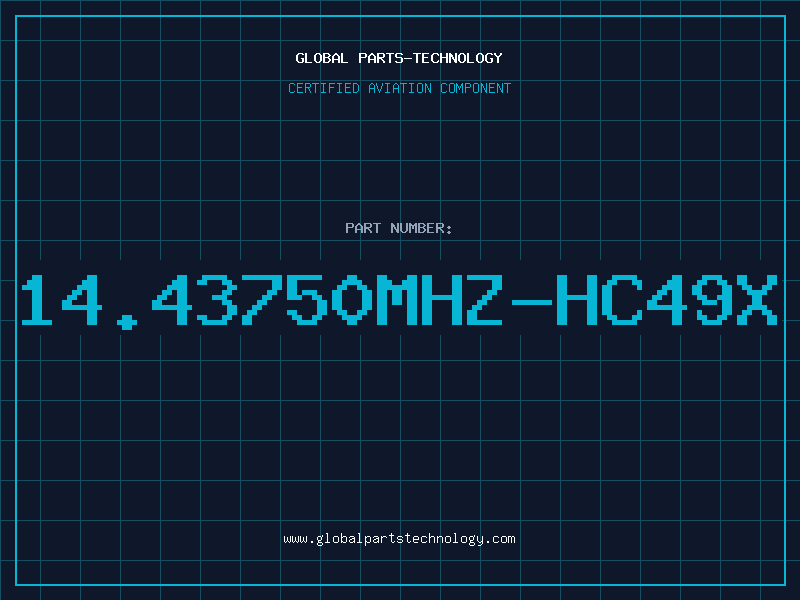 Aviation Part 14.43750MHZ-HC49X