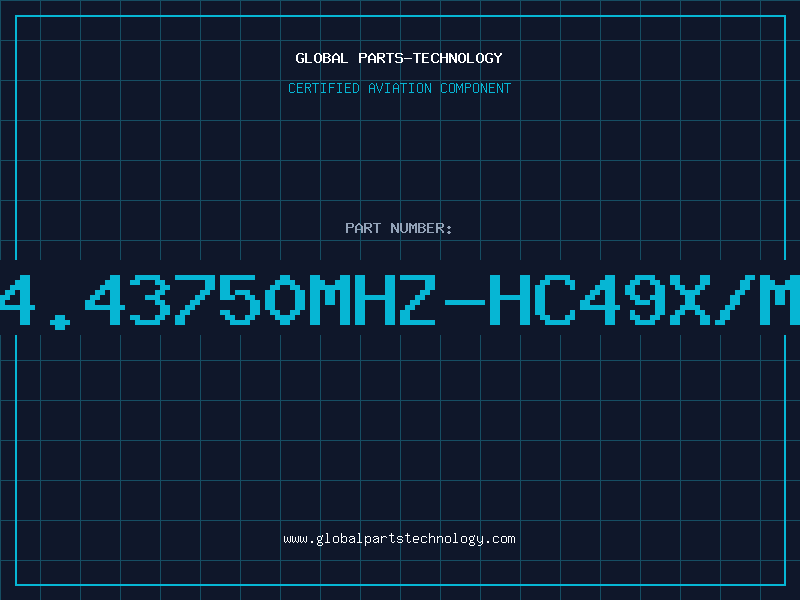 Aviation Part 14.43750MHZ-HC49X/MS