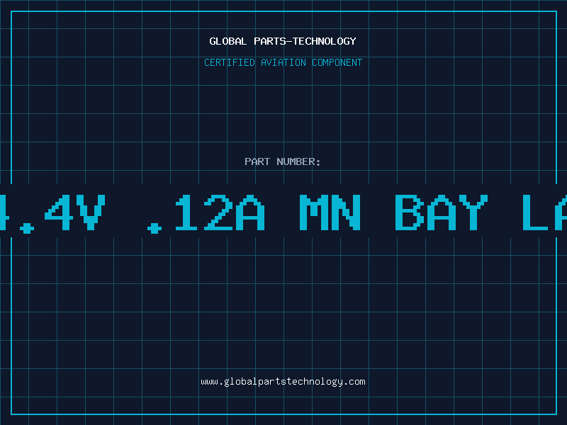 Aviation Part 14.4v .12A Mn Bay Lam