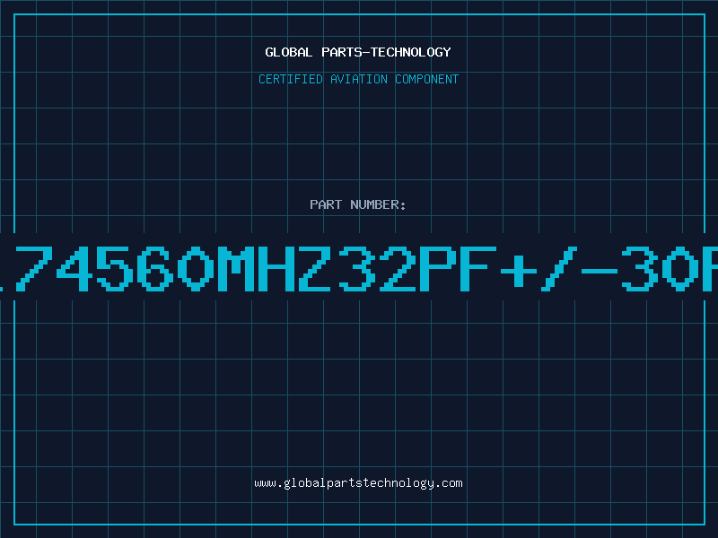 Aviation Part 14.74560MHZ32pF+/-30PPM