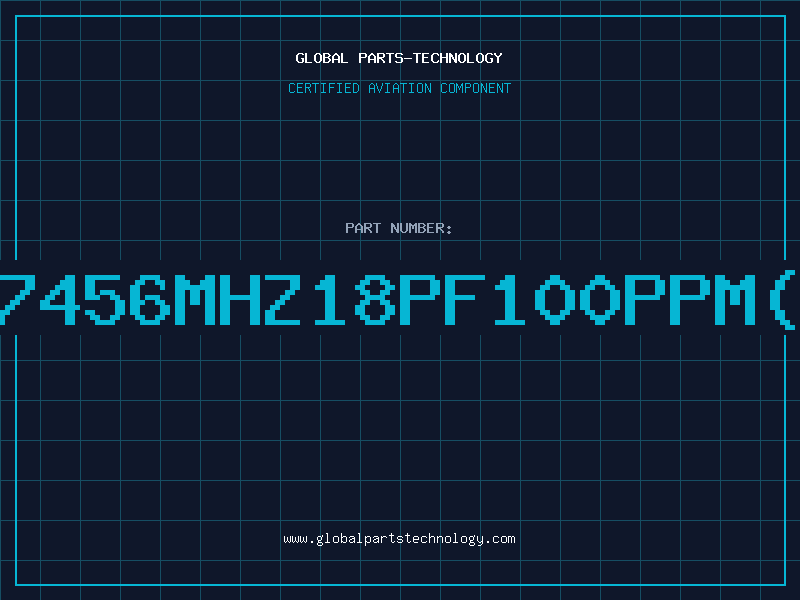 Aviation Part 14.7456MHZ18PF100PPM(U2G