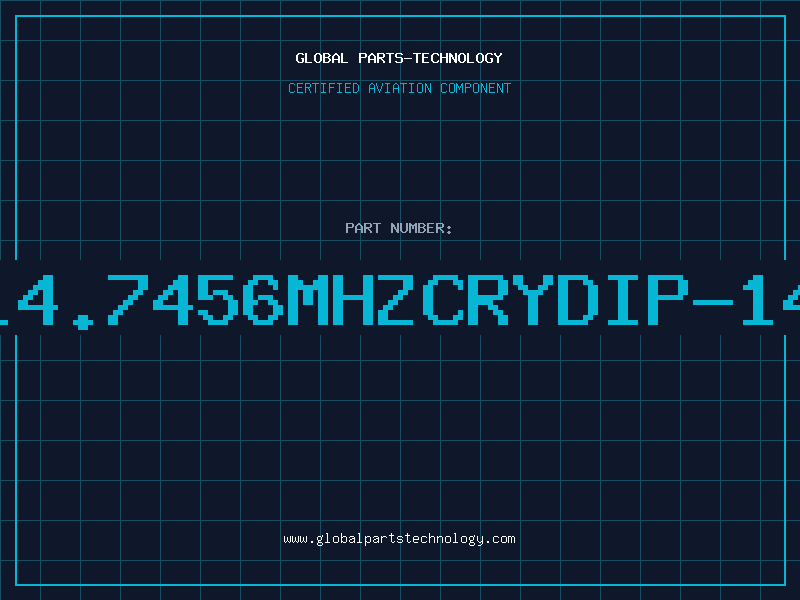 Aviation Part 14.7456MHZCRYDIP-14