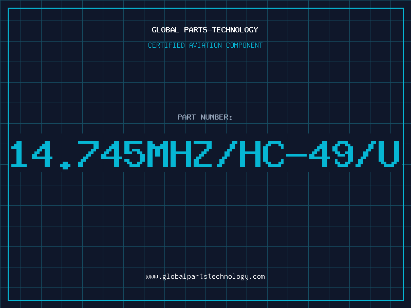 Aviation Part 14.745MHZ/HC-49/U
