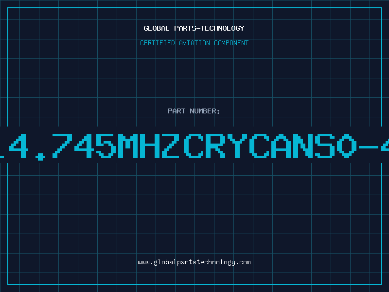 Aviation Part 14.745MHZCRYCANS0-4