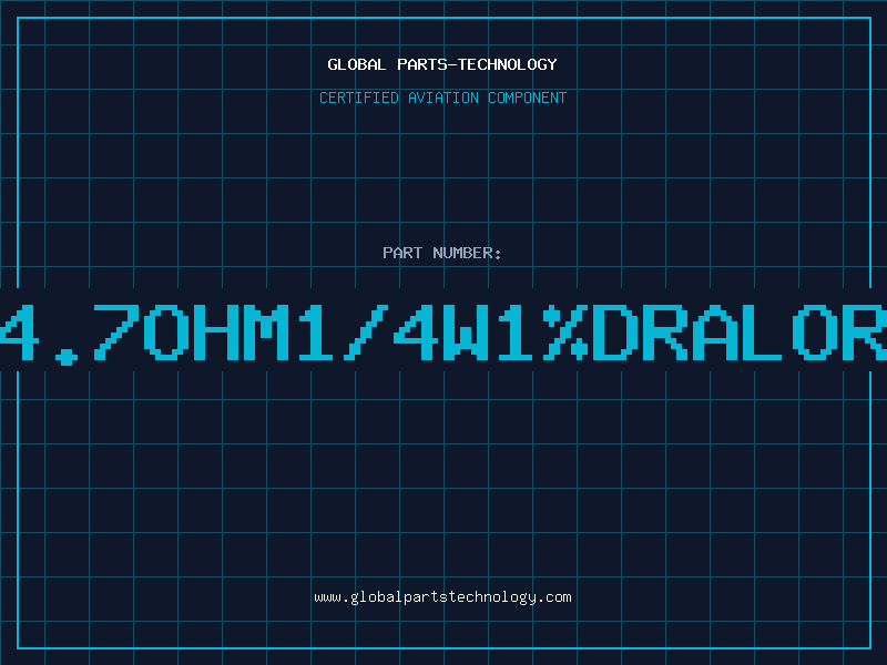 Aviation Part 14.7OHM1/4W1%DRALORI