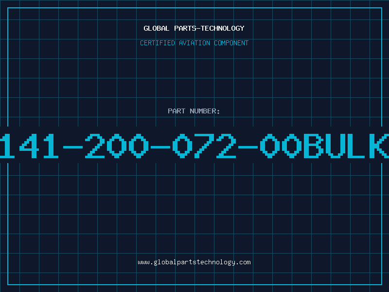 Aviation Part 141-200-072-00BULK