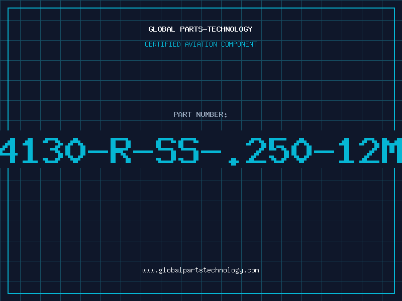 Aviation Part 14130-R-SS-.250-12MM