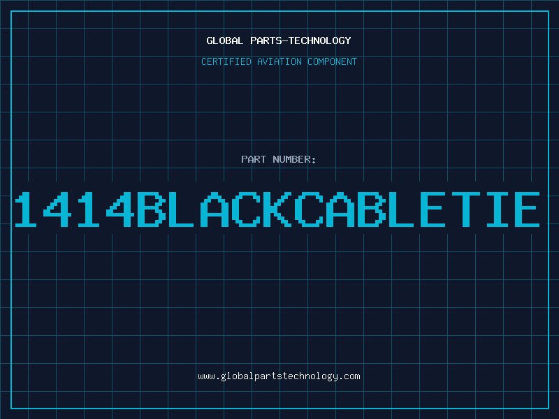 Aviation Part 1414BLACKCABLETIE