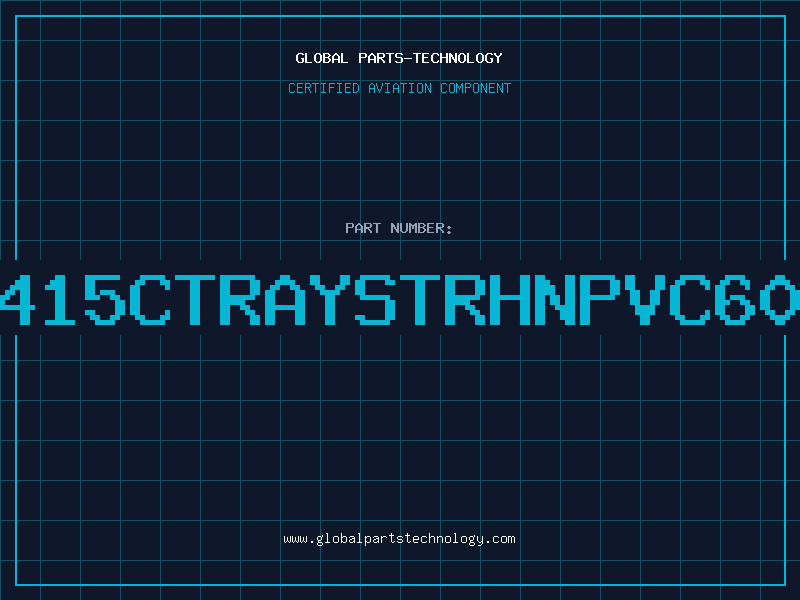Aviation Part 1415CTRAYSTRHNPVC600