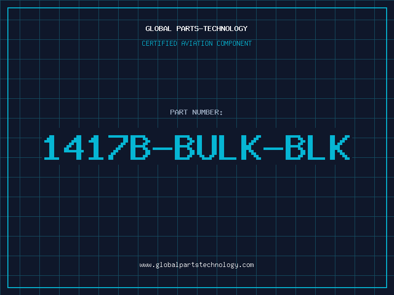 Aviation Part 1417B-BULK-BLK