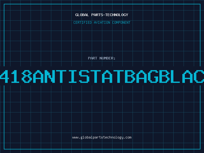 Aviation Part 1418ANTISTATBAGBLACK